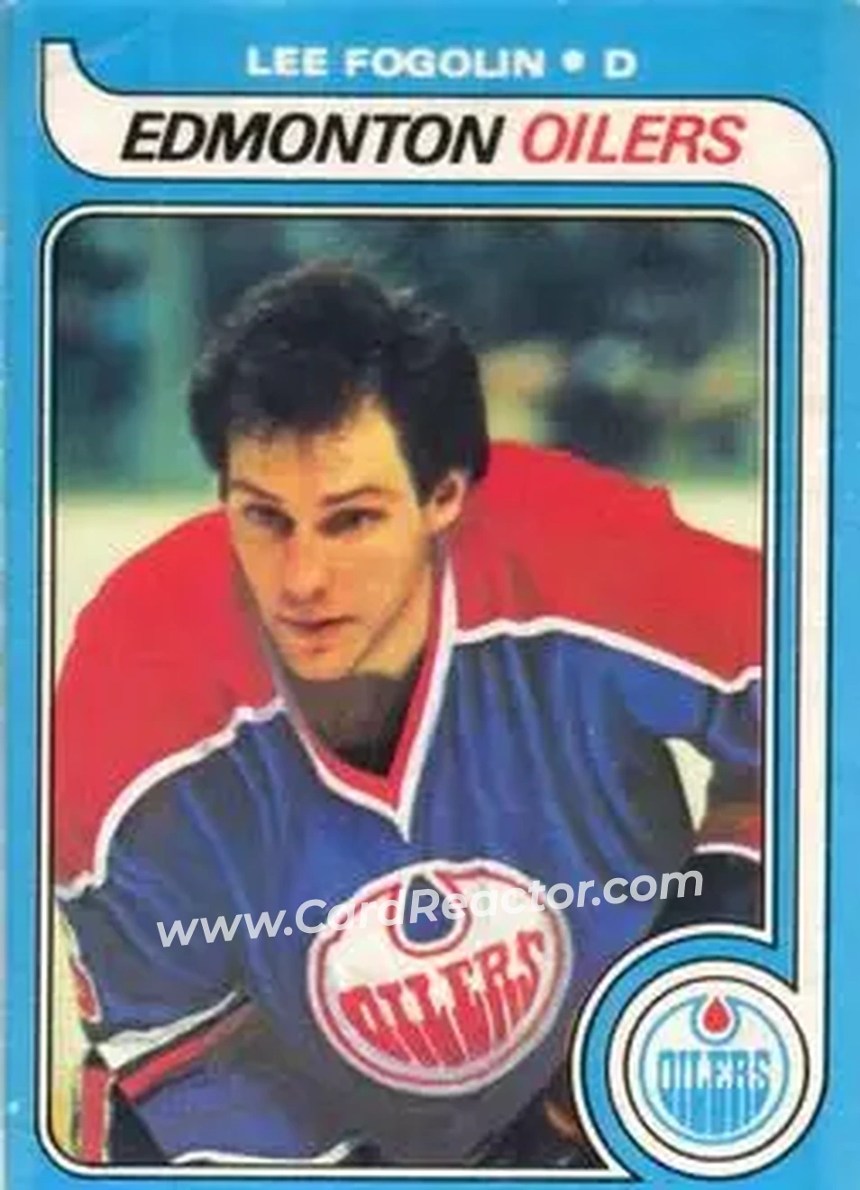 1979-80 O-Pee-Chee #183 - Lee Fogolin - Edmonton Oilers - Front