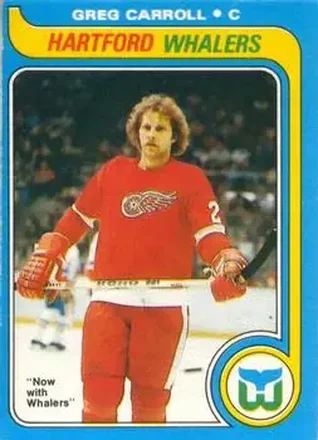 1979-80 O-Pee-Chee #184 - Greg Carroll - Hartford Whalers