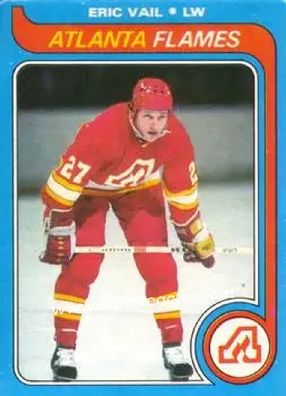 1979-80 O-Pee-Chee #188 - Eric Vail - Atlanta Flames - Front 1979-80 O-Pee-Chee #188 - Eric Vail - Atlanta Flames - Front