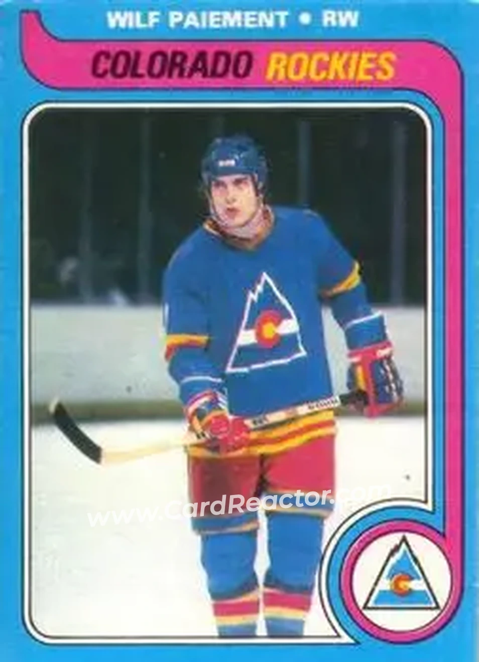 1979-80 O-Pee-Chee #190 - Wilf Paiement - Colorado Rockies - Front