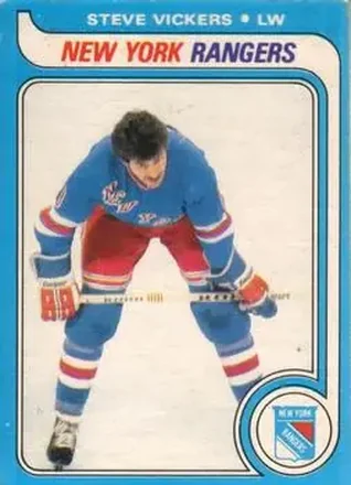 1979-80 O-Pee-Chee #195 - Steve Vickers - New York Rangers