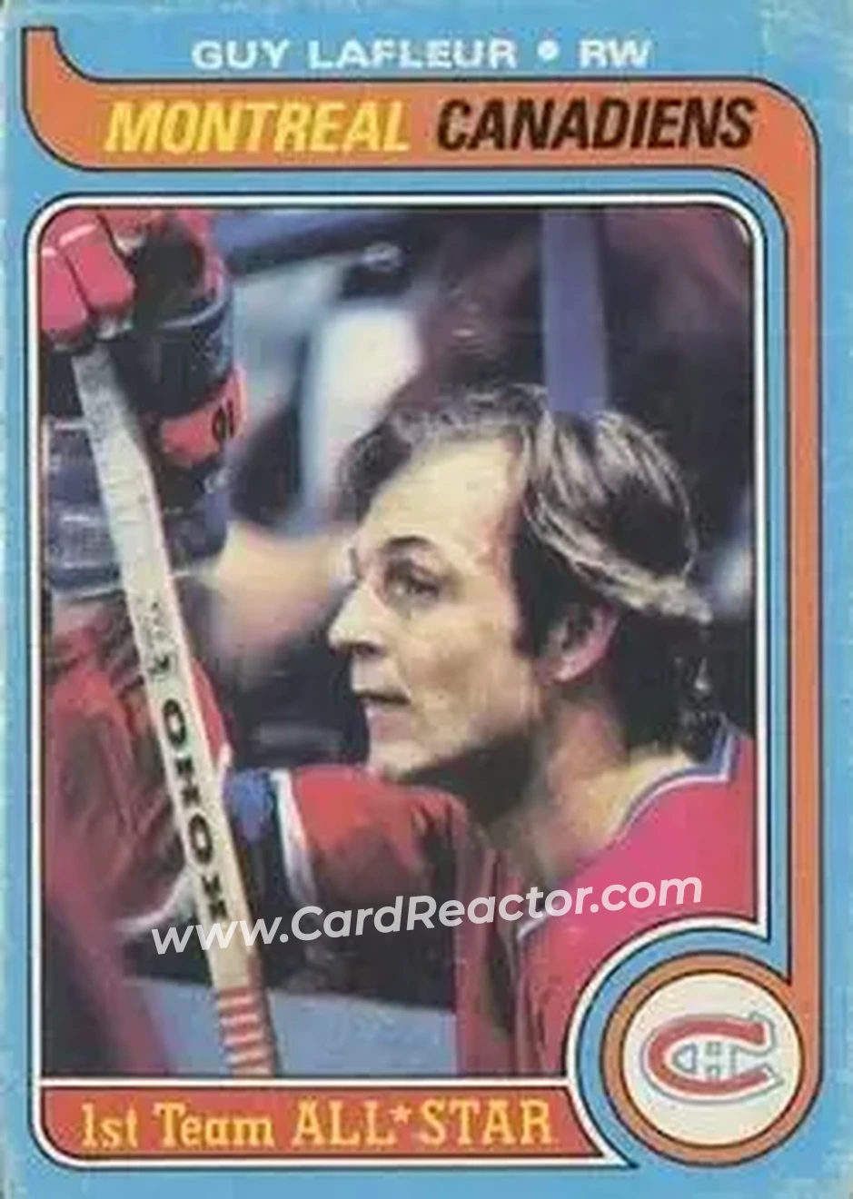 1979-80 O-Pee-Chee #200 - Guy Lafleur - Montreal Canadiens - Front