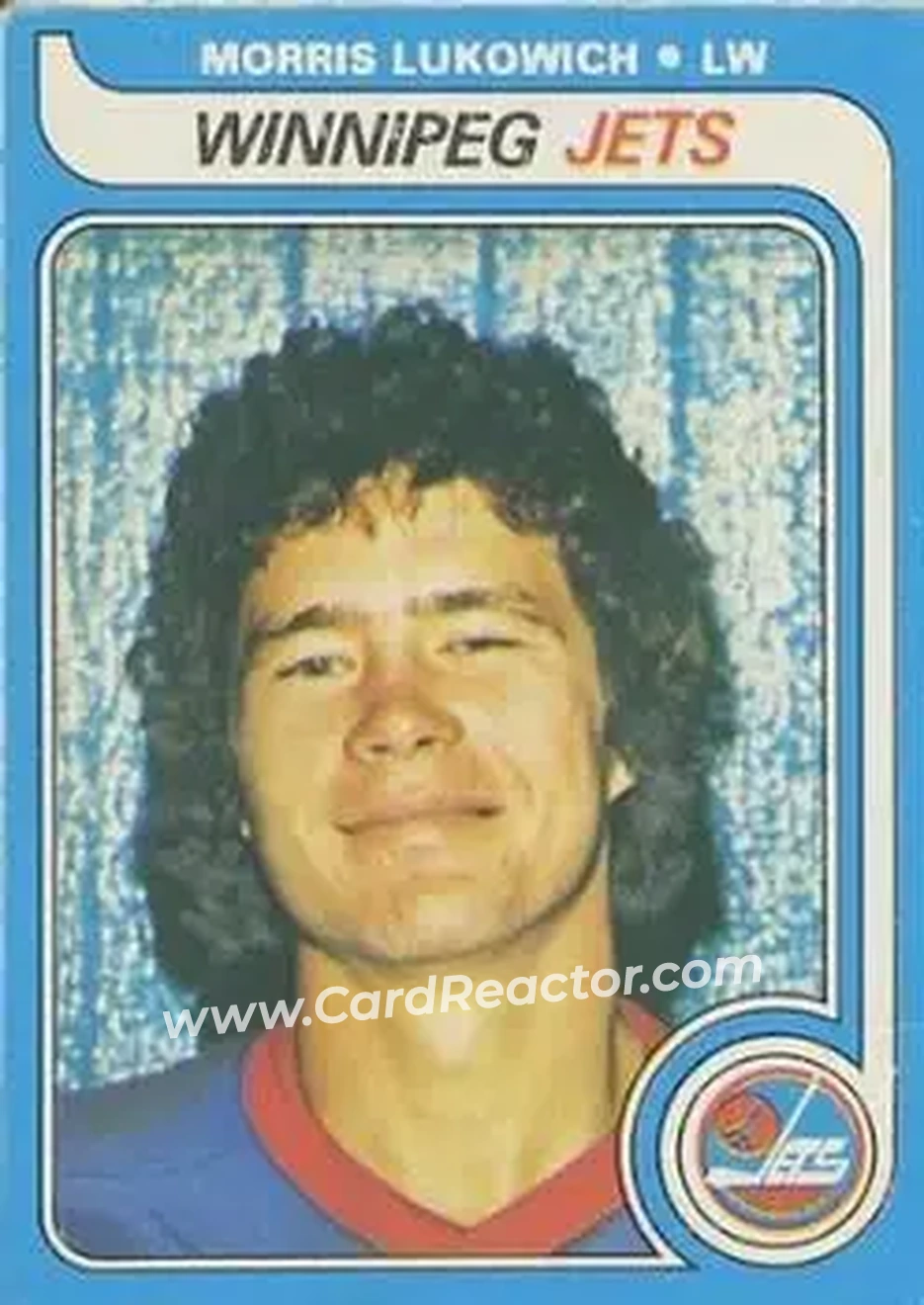 1979-80 O-Pee-Chee #202 - Morris Lukowich - Winnipeg Jets - Front