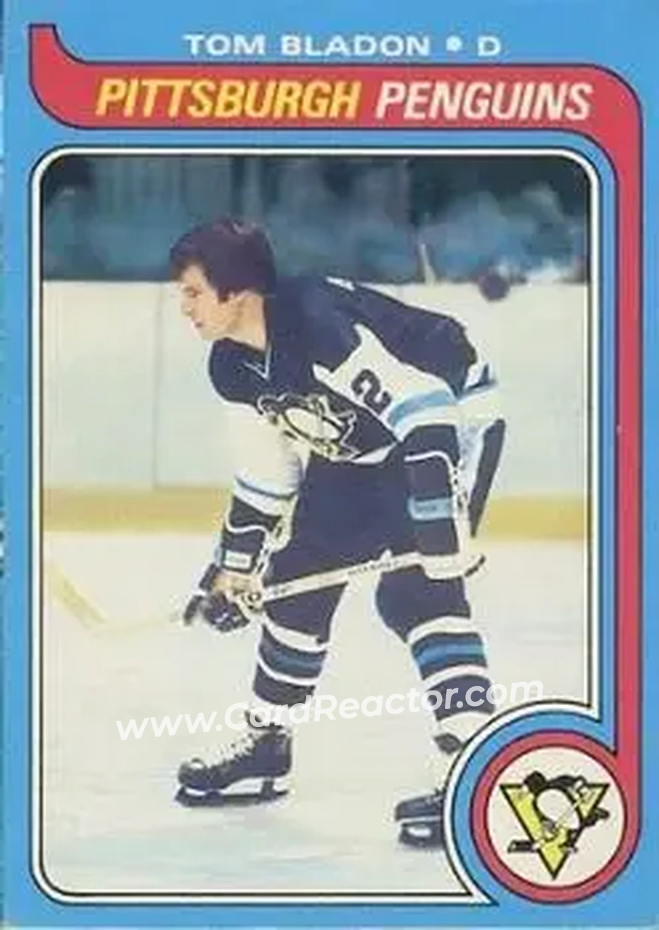 1979-80 O-Pee-Chee #204 - Tom Bladon - Pittsburgh Penguins - Front