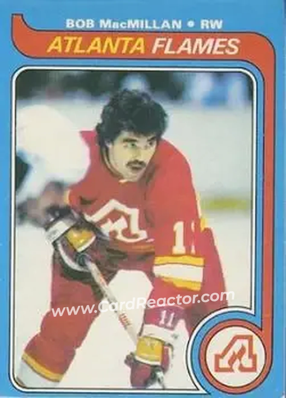 1979-80 O-Pee-Chee #210 - Bob MacMillan - Atlanta Flames - Front