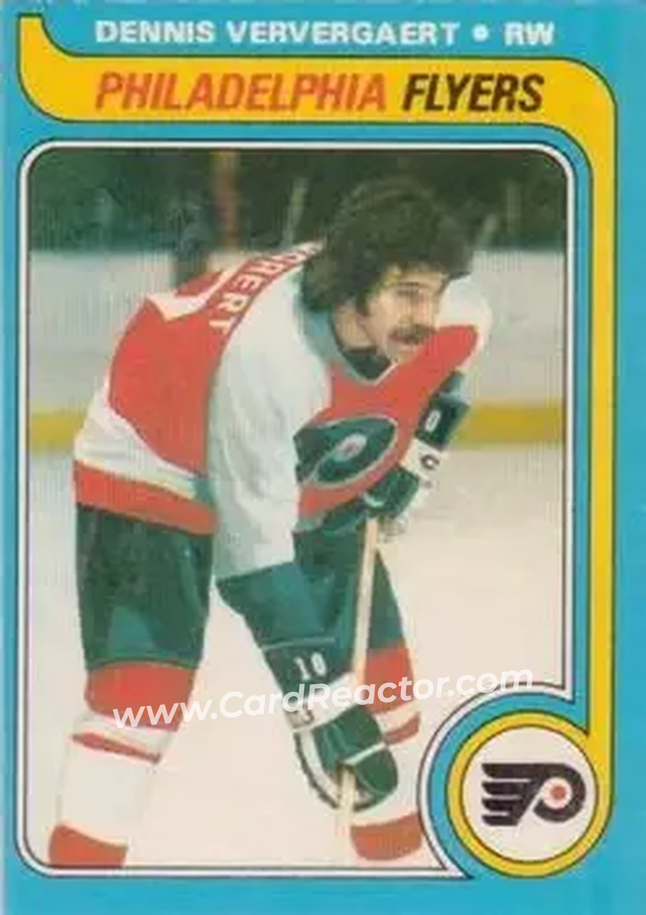 1979-80 O-Pee-Chee #214 - Dennis Ververgaert - Philadelphia Flyers - Front