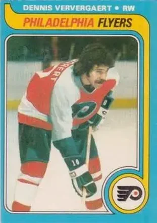 1979-80 O-Pee-Chee #214 - Dennis Ververgaert - Philadelphia Flyers