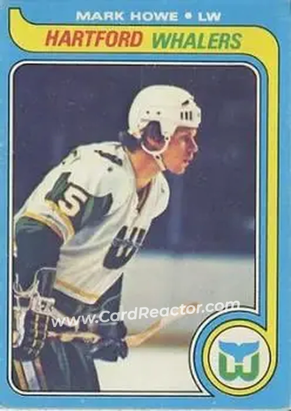 1979-80 O-Pee-Chee #216 - Mark Howe - Hartford Whalers - Front