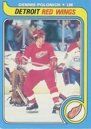 1979-80 O-Pee-Chee #224 - Dennis Polonich - Detroit Red Wings