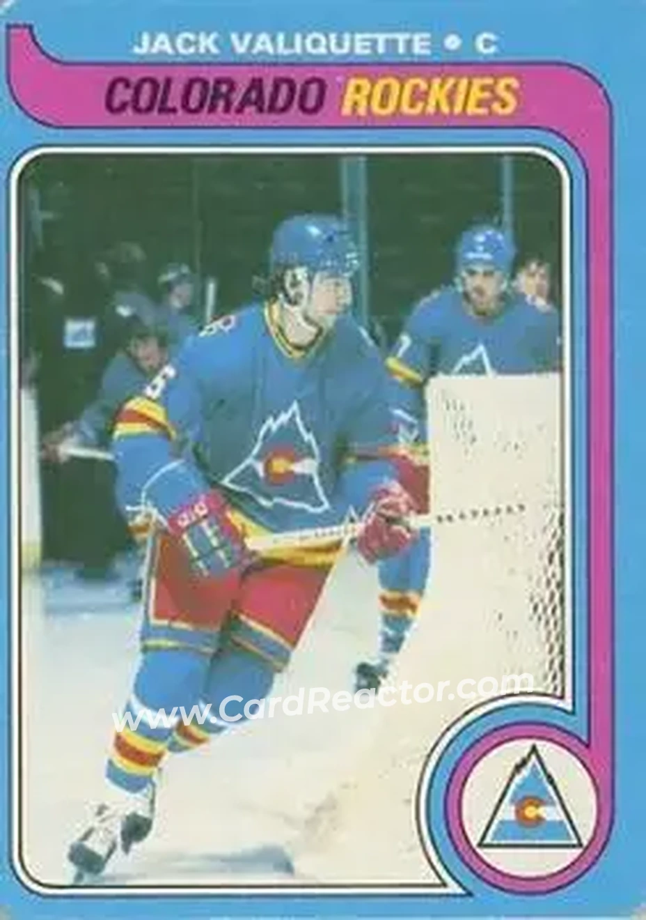 1979-80 O-Pee-Chee #229 - Jack Valiquette - Colorado Rockies - Front