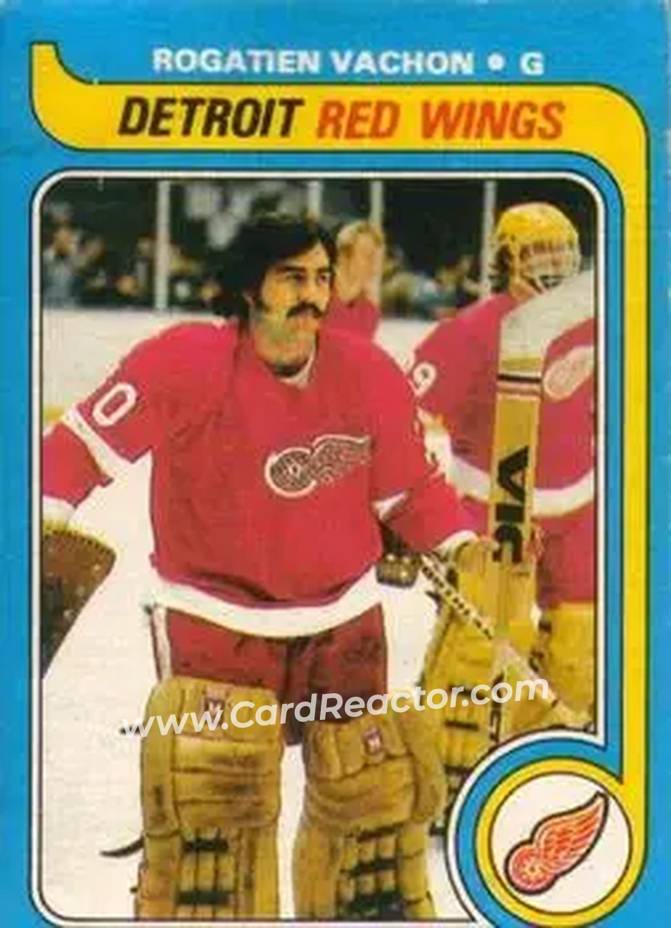 1979-80 O-Pee-Chee #235 - Rogatien Vachon - Detroit Red Wings - Front