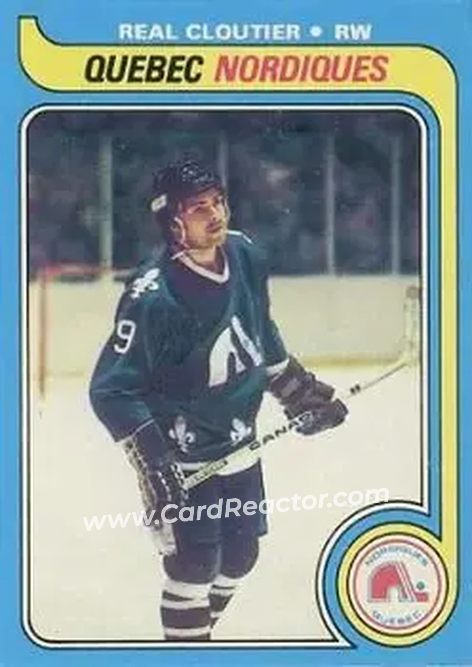 1979-80 O-Pee-Chee #239 - Real Cloutier - Quebec Nordiques - Front