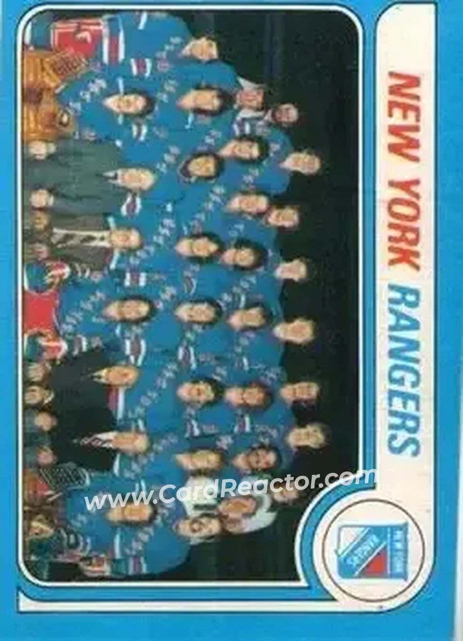 1979-80 O-Pee-Chee #254 - Card #254 - New York Rangers - Front
