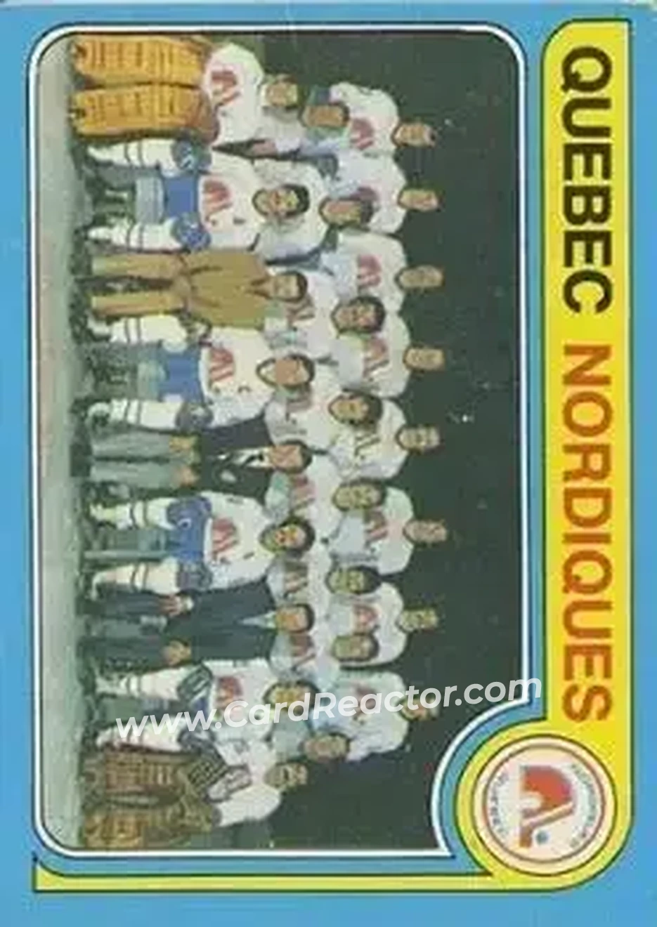 1979-80 O-Pee-Chee #261 - Card #261 - Quebec Nordiques - Front