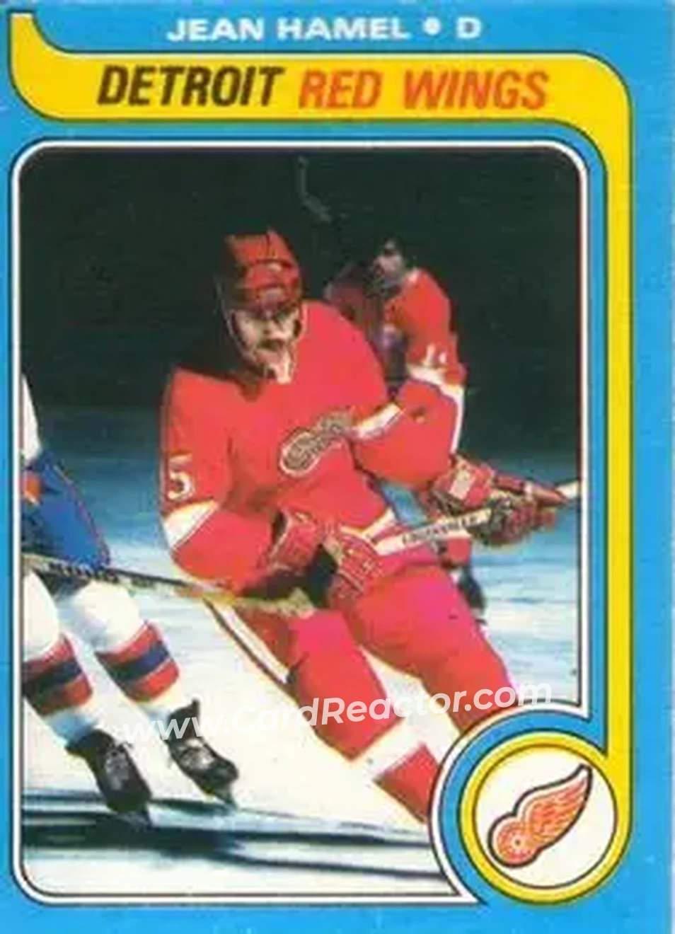 1979-80 O-Pee-Chee #262 - Jean Hamel - Detroit Red Wings - Front