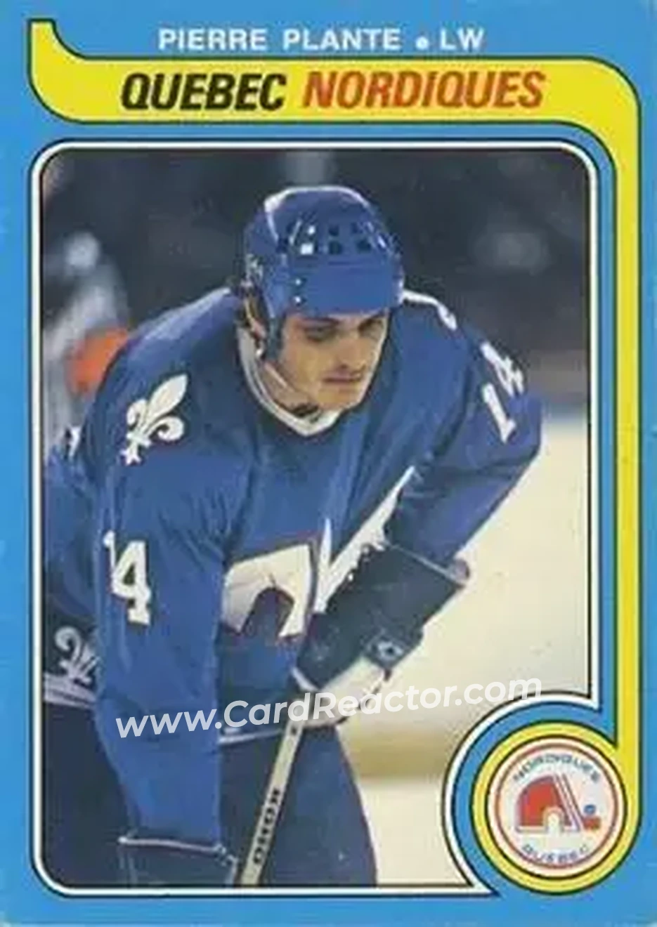 1979-80 O-Pee-Chee #275 - Pierre Plante - Quebec Nordiques - Front