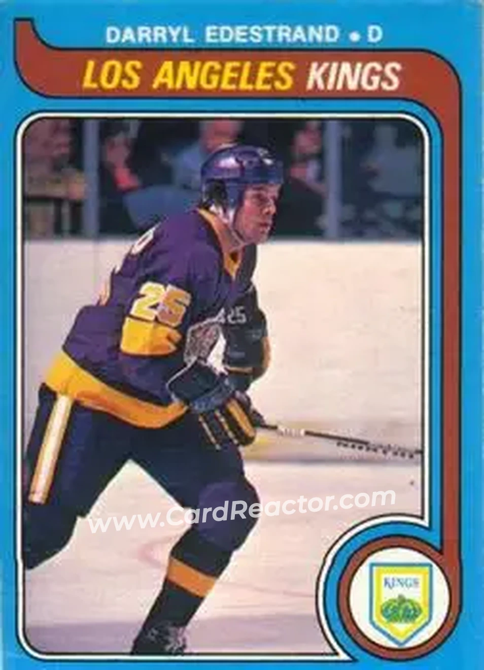 1979-80 O-Pee-Chee #280 - Darryl Edestrand - Los Angeles Kings - Front