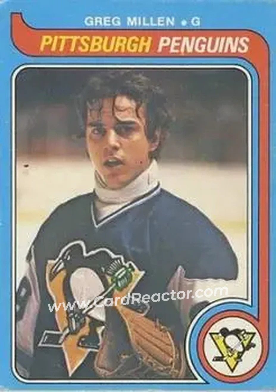 1979-80 O-Pee-Chee #281 - Greg Millen - Pittsburgh Penguins - Front