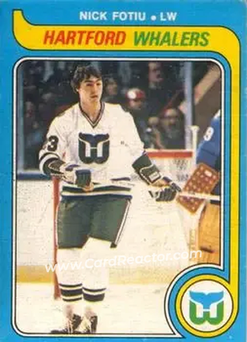 1979-80 O-Pee-Chee #286 - Nick Fotiu - Hartford Whalers - Front