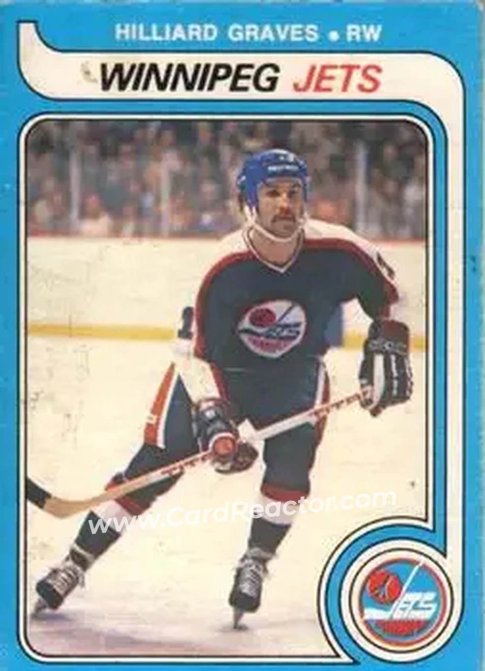 1979-80 O-Pee-Chee #294 - Hilliard Graves - Winnipeg Jets - Front