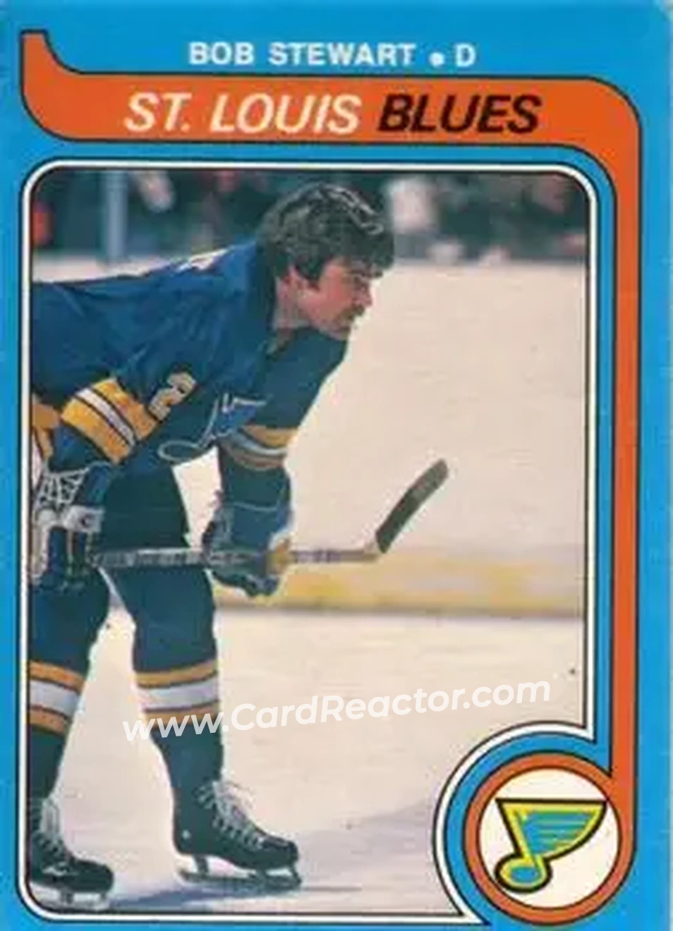 1979-80 O-Pee-Chee #297 - Bob Stewart - St. Louis Blues - Front