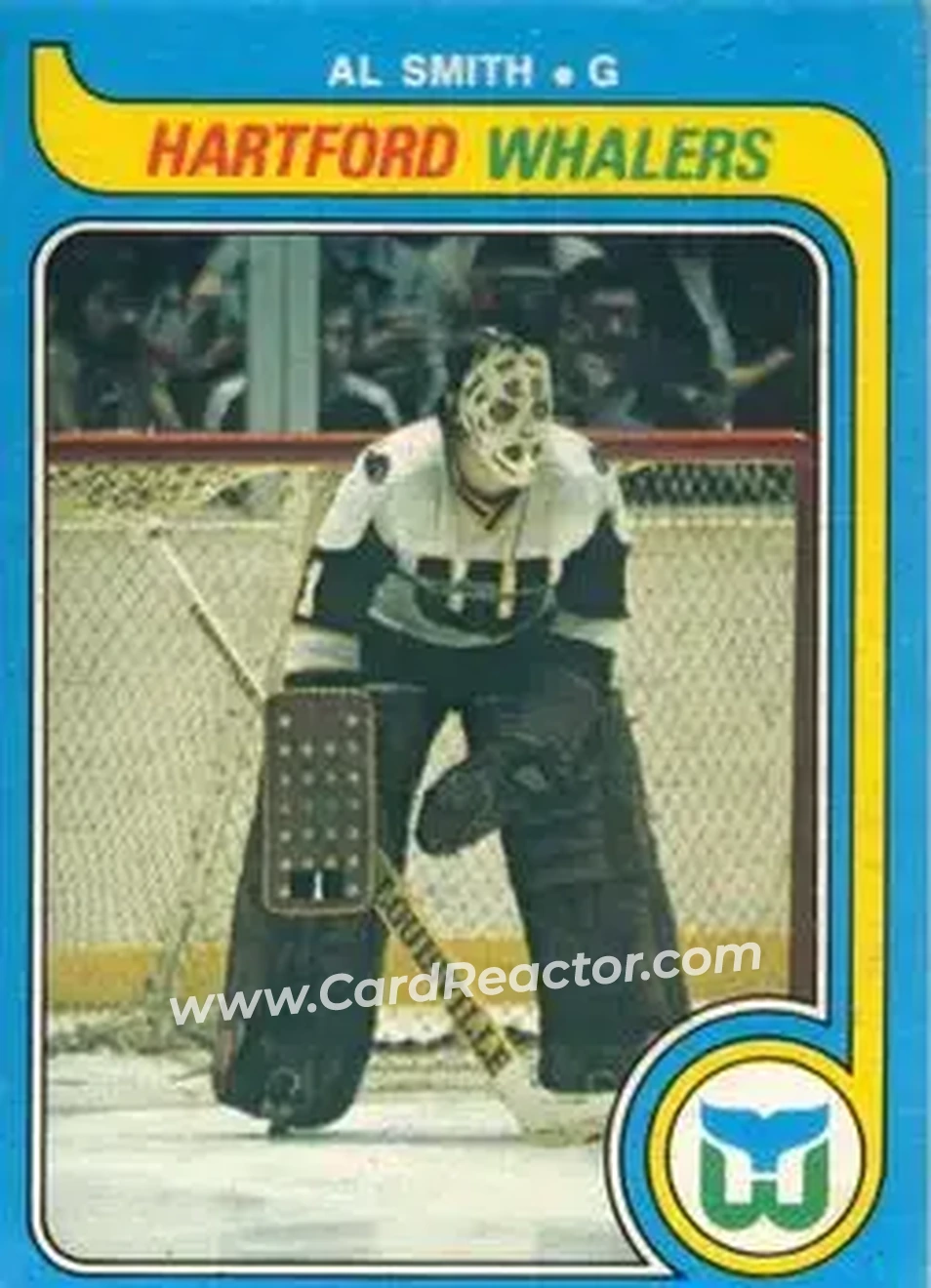1979-80 O-Pee-Chee #300 - Al Smith - Hartford Whalers - Front 1979-80 O-Pee-Chee #300 - Al Smith - Hartford Whalers - Front