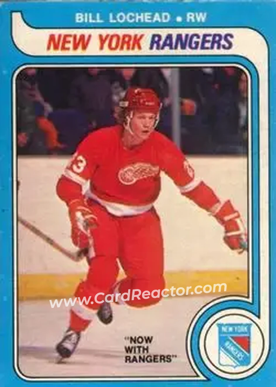 1979-80 O-Pee-Chee #301 - Bill Lochead - New York Rangers - Front