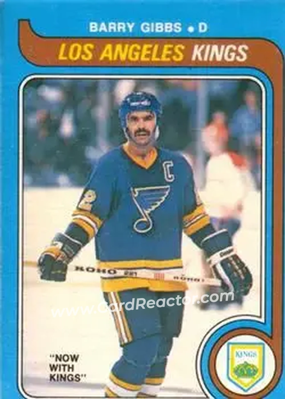 1979-80 O-Pee-Chee #304 - Barry Gibbs - Los Angeles Kings - Front