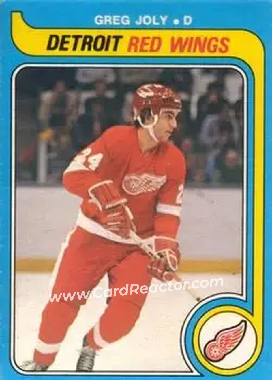 1979-80 O-Pee-Chee #311 - Greg Joly - Detroit Red Wings - Front