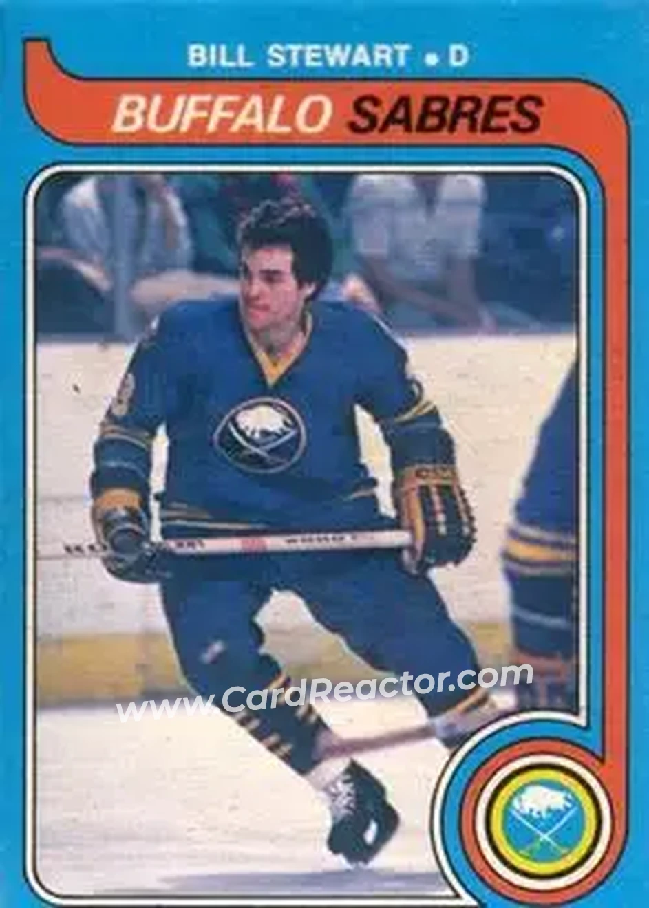 1979-80 O-Pee-Chee #313 - Bill Stewart - Buffalo Sabres - Front