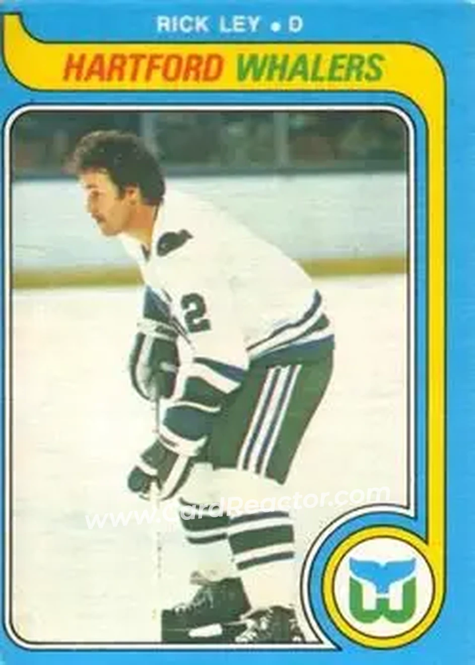 1979-80 O-Pee-Chee #314 - Rick Ley - Hartford Whalers - Front