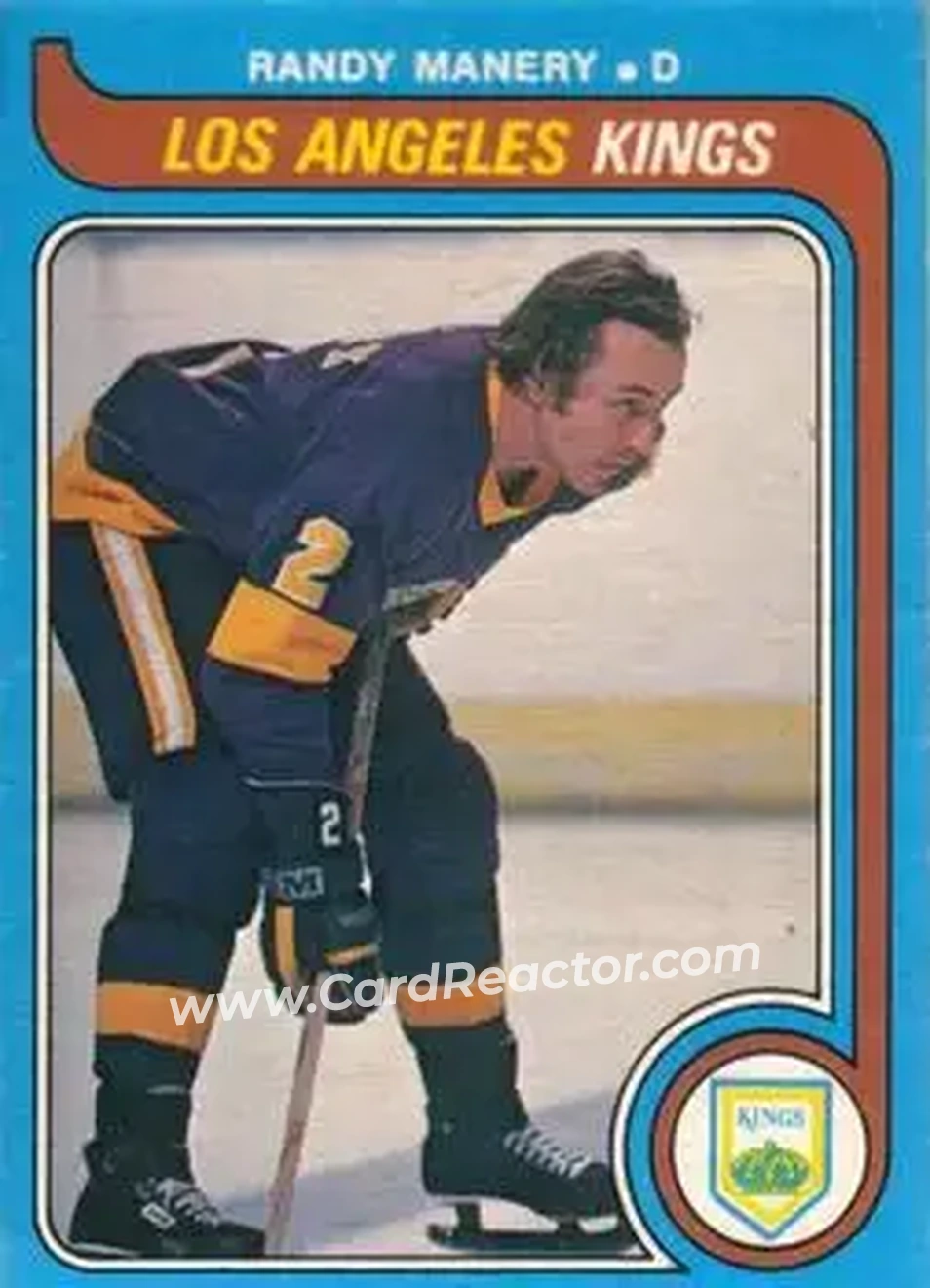 1979-80 O-Pee-Chee #317 - Randy Manery - Los Angeles Kings - Front