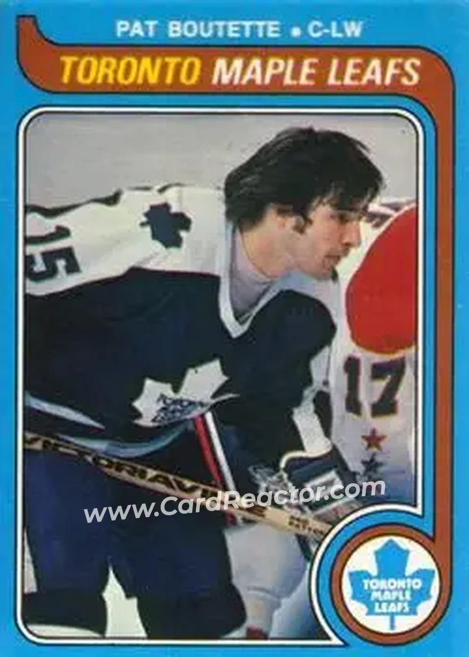1979-80 O-Pee-Chee #319 - Pat Boutette - Toronto Maple Leafs - Front