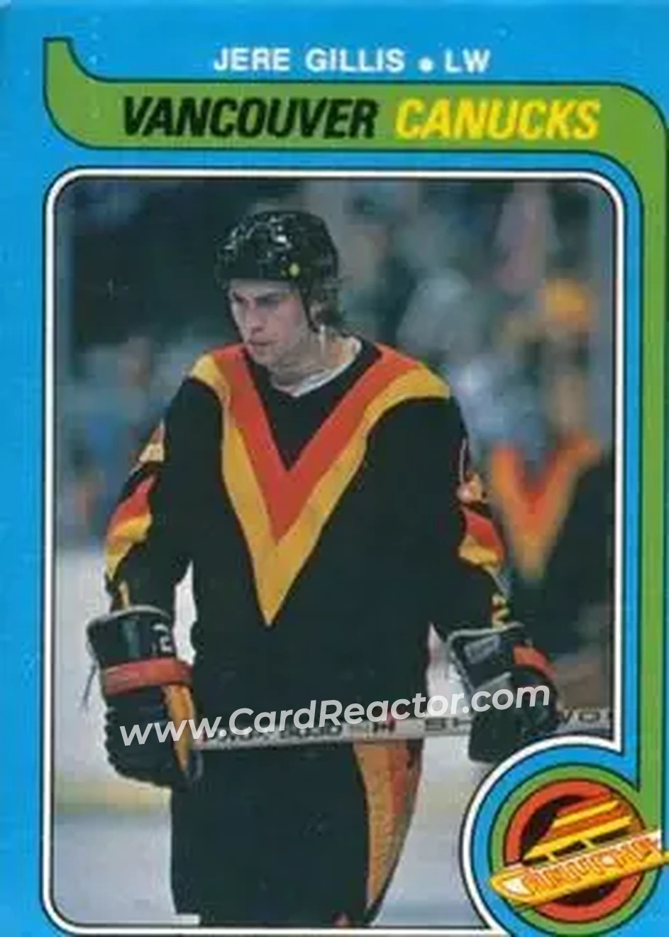 1979-80 O-Pee-Chee #322 - Jere Gillis - Vancouver Canucks - Front