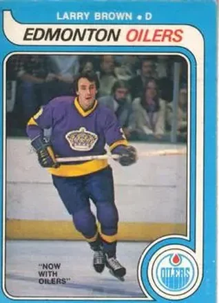 1979-80 O-Pee-Chee #323 - Larry Brown - Edmonton Oilers