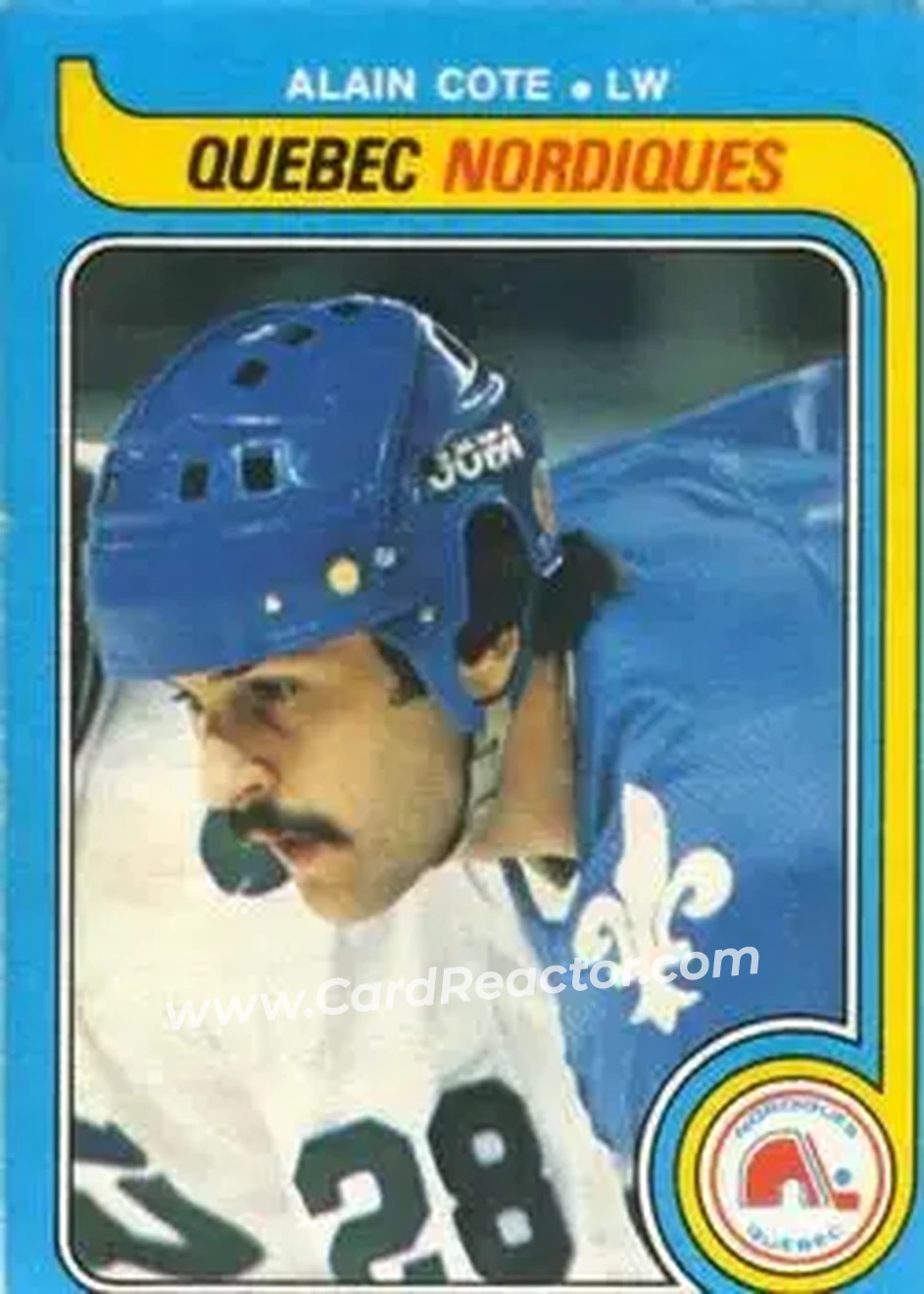 1979-80 O-Pee-Chee #324 - Alain Cote - Quebec Nordiques - Front