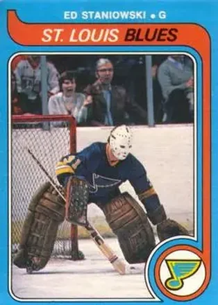 1979-80 O-Pee-Chee #327 - Ed Staniowski - St. Louis Blues