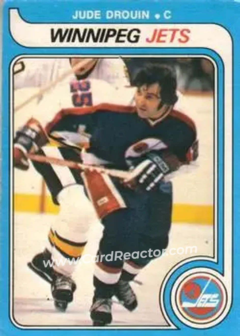 1979-80 O-Pee-Chee #329 - Jude Drouin - Winnipeg Jets - Front