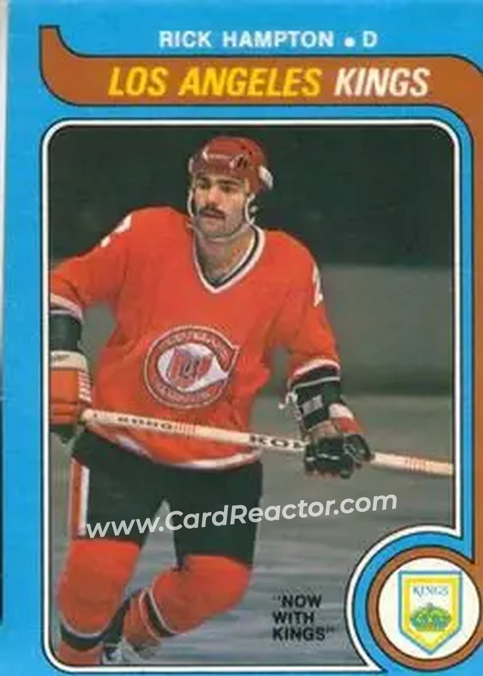 1979-80 O-Pee-Chee #330 - Rick Hampton - Los Angeles Kings - Front