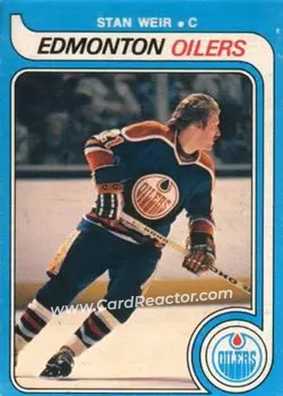 1979-80 O-Pee-Chee #331 - Stan Weir - Edmonton Oilers - Front