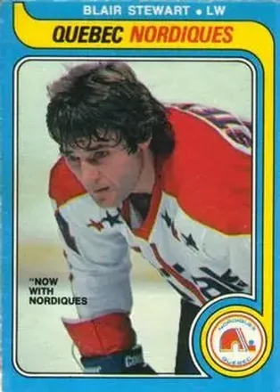 1979-80 O-Pee-Chee #332 - Blair Stewart - Quebec Nordiques
