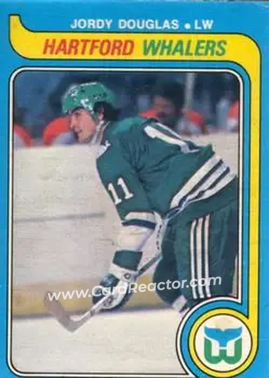 1979-80 O-Pee-Chee #335 - Jordy Douglas - Hartford Whalers - Front