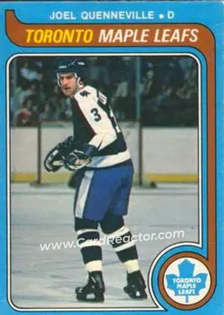 1979-80 O-Pee-Chee #336 - Joel Quenneville - Toronto Maple Leafs - Front