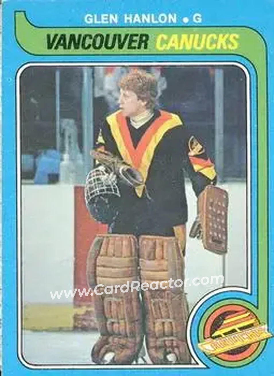 1979-80 O-Pee-Chee #337 - Glen Hanlon - Vancouver Canucks - Front