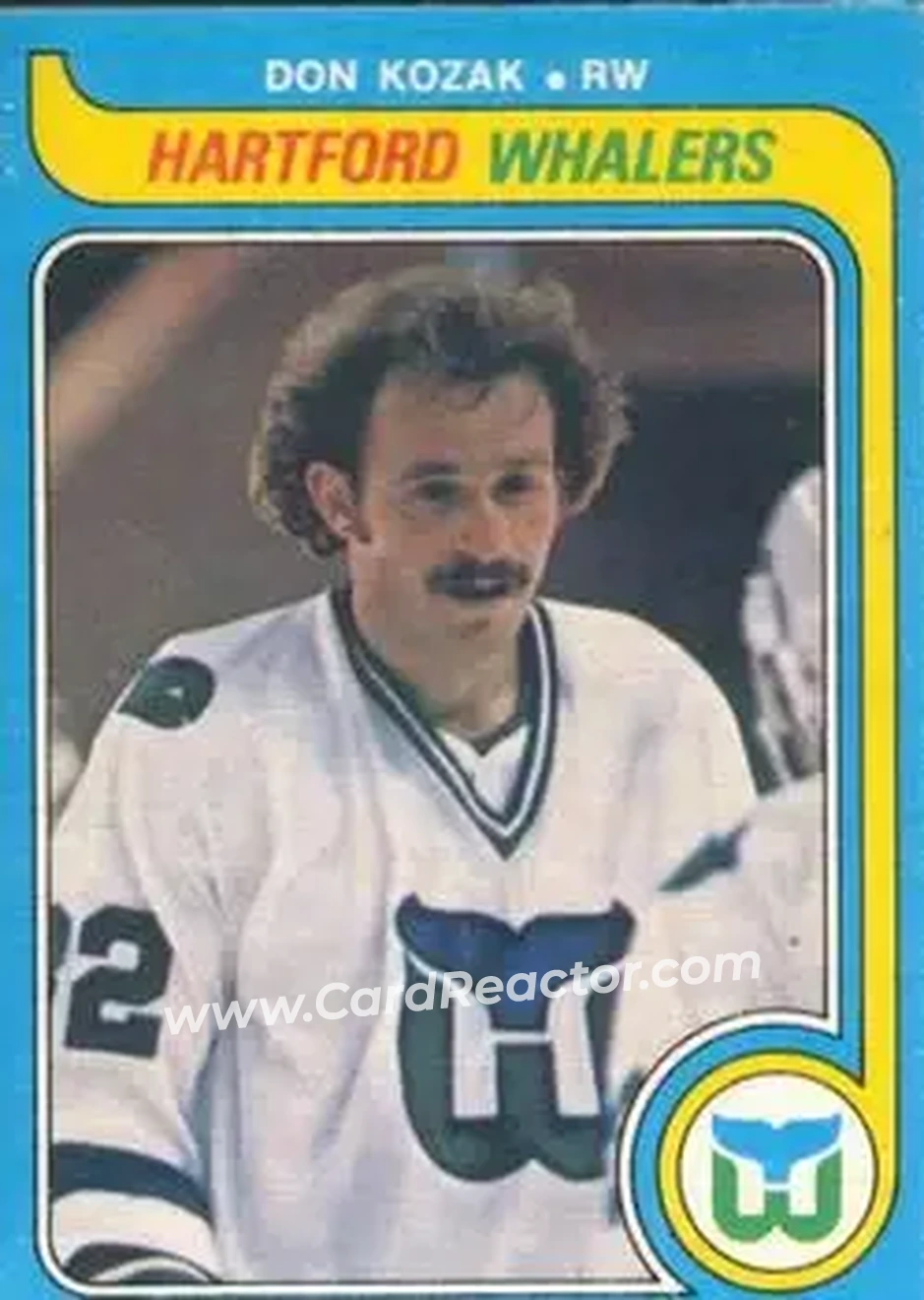 1979-80 O-Pee-Chee #342 - Don Kozak - Hartford Whalers - Front