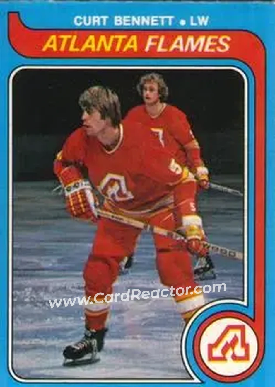 1979-80 O-Pee-Chee #344 - Curt Bennett - Atlanta Flames - Front