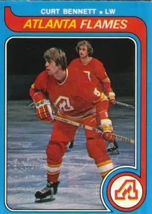 1979-80 O-Pee-Chee #344 - Curt Bennett - Atlanta Flames