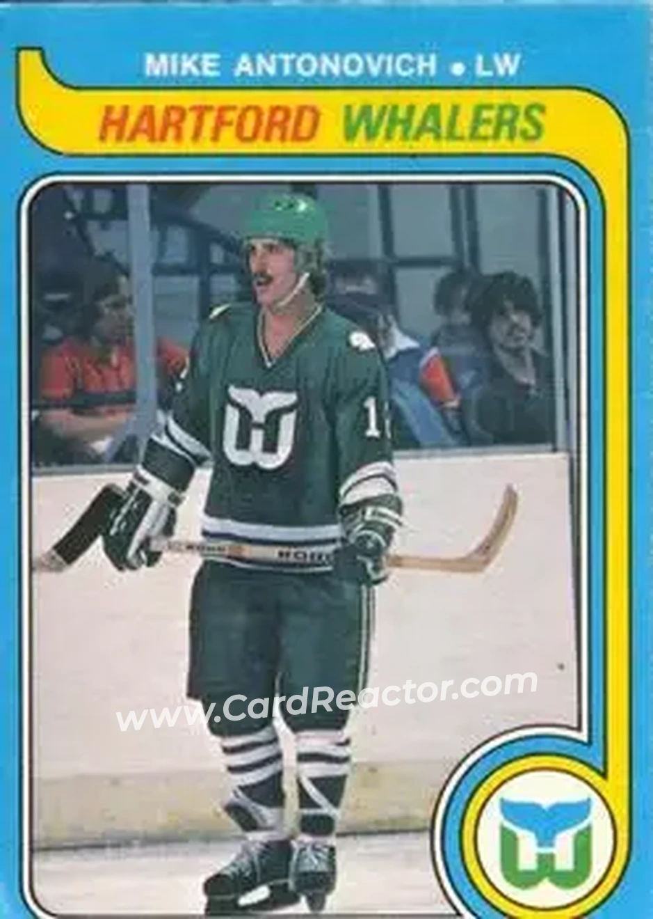 1979-80 O-Pee-Chee #349 - Mike Antonovich - Hartford Whalers - Front