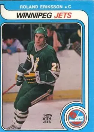1979-80 O-Pee-Chee #350 - Roland Eriksson - Winnipeg Jets