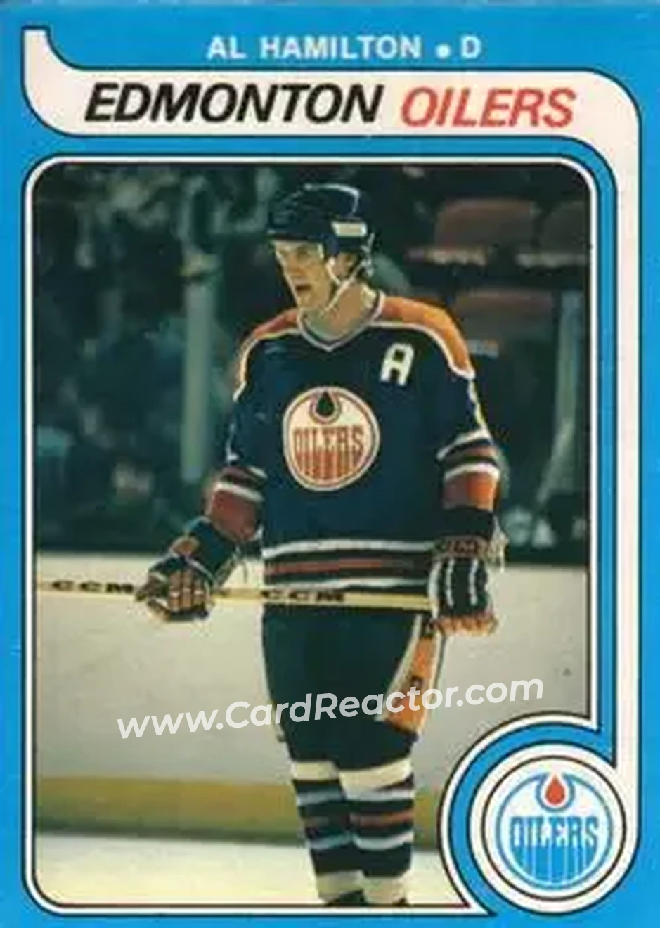 1979-80 O-Pee-Chee #355 - Allan Hamilton - Edmonton Oilers - Front